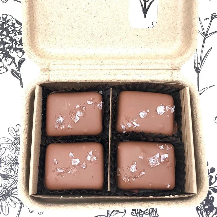 Milk Chocolate Covered Salted Caramel - 4 Piece