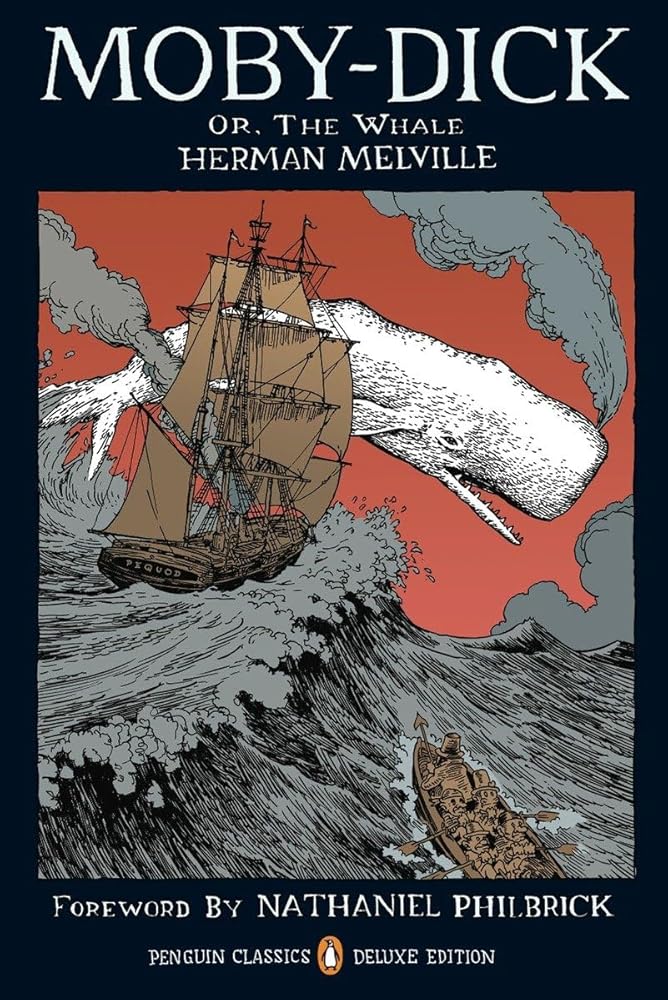 Moby-Dick: or, The Whale (Penguin Classics Deluxe Edition) cover image