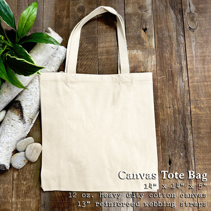 Moose Badge - Canvas Tote Bag