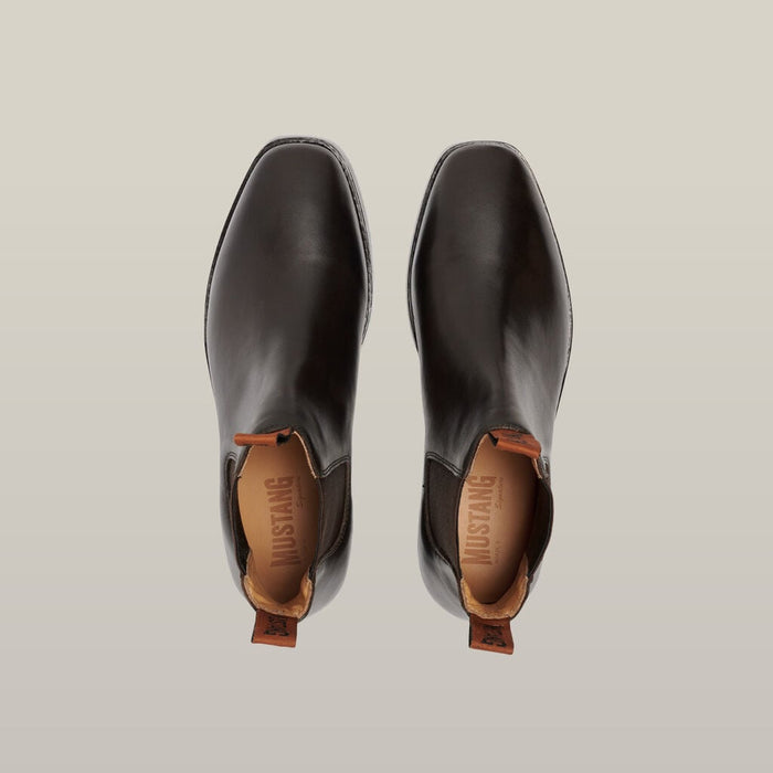 Mustang Signature Pull-up Leather Boot - Brown Y61062