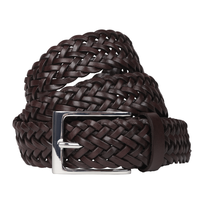 Urban Pioneers Male Napoli Leather Belt BELT DARK BROWN