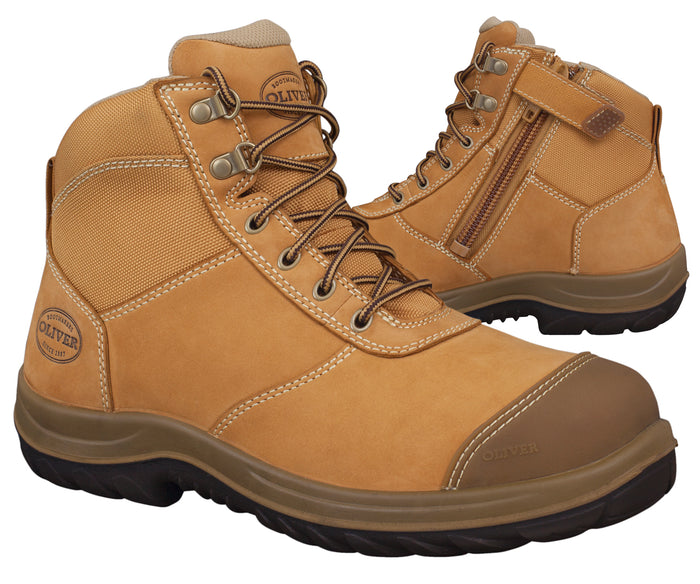 Oliver WB 34 Series Wheat Zip Sided Ankle Boot 34662