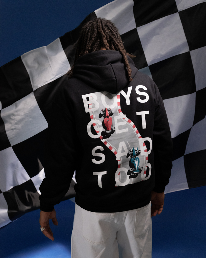 RACING CAR HOODY BLACK