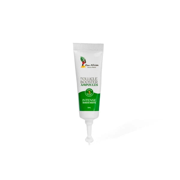 Raw African Follicle Booster Ampoules (Intense Rescue Shots) 8 x 5Ml