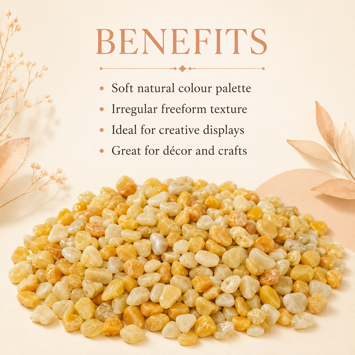 Raw Yellow Aventurine Crystal Chips.