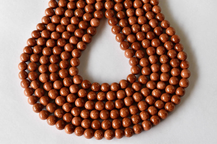 Red Sandstone Beads, Natural Round Crystal Beads 4mm to 16mm
