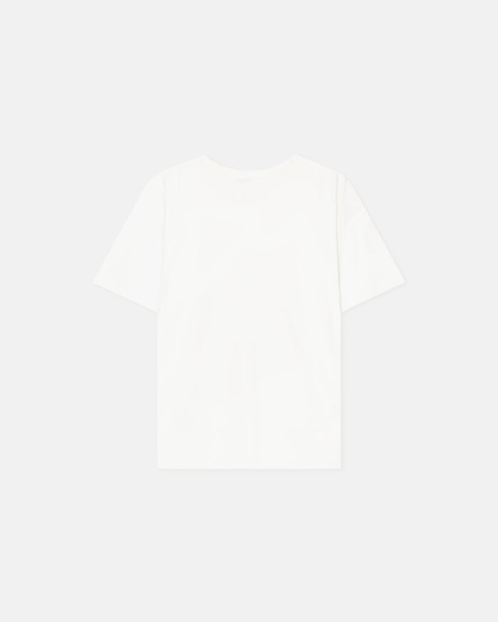 Reece - Embroidered T-shirt - Off White