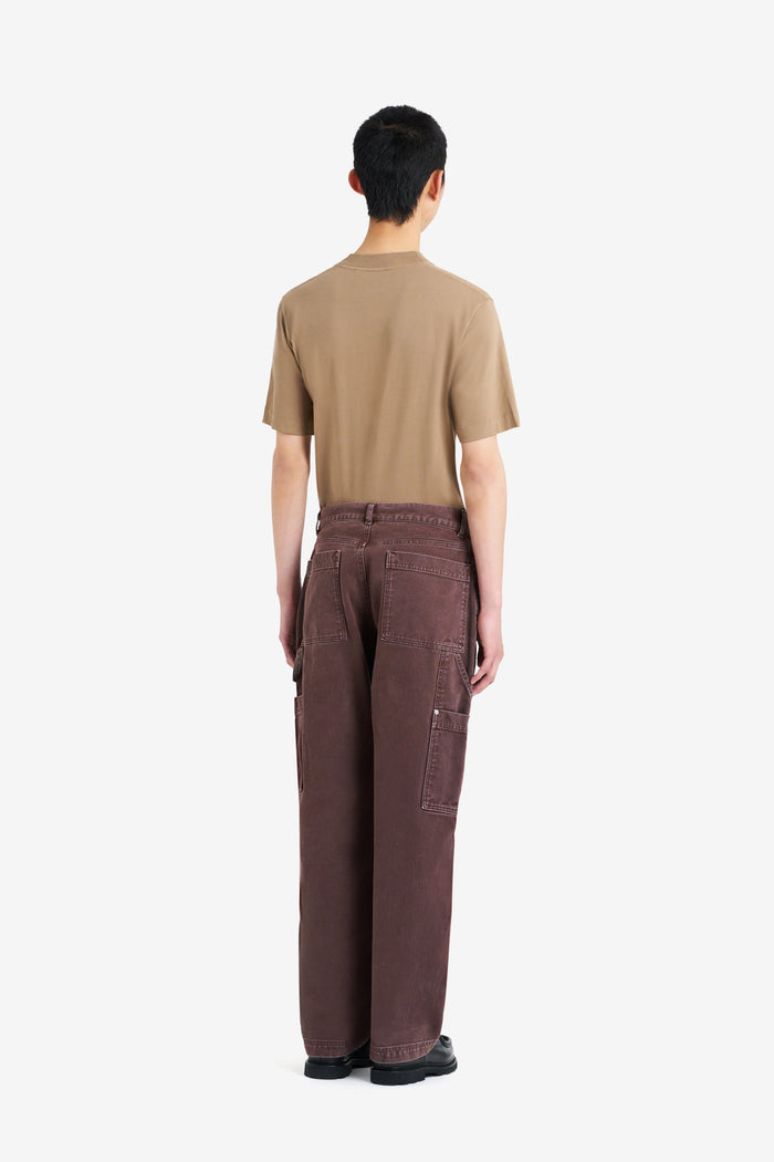 ETUDES STUDIO REGULAR CARPENTER PANT BROWN 5