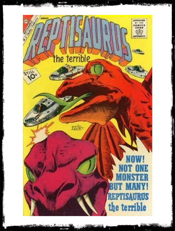 REPTISAURUS - #3 CHARLTON COMICS CLASSIC! (1962 - VF+)