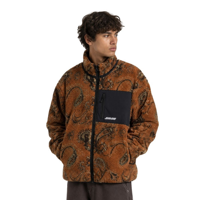 Santa Cruz Out Freestyle Jacket Rust Paisley