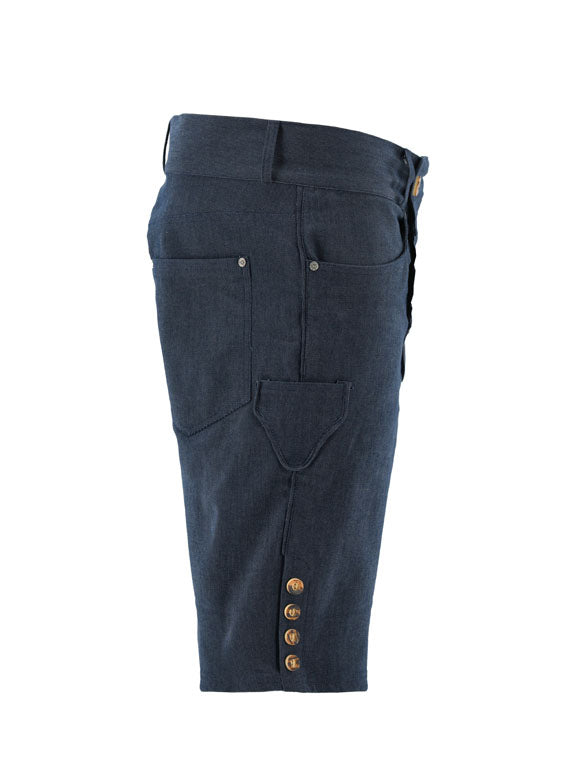 Sepp — Trachten Bermuda Textile Short, Navy