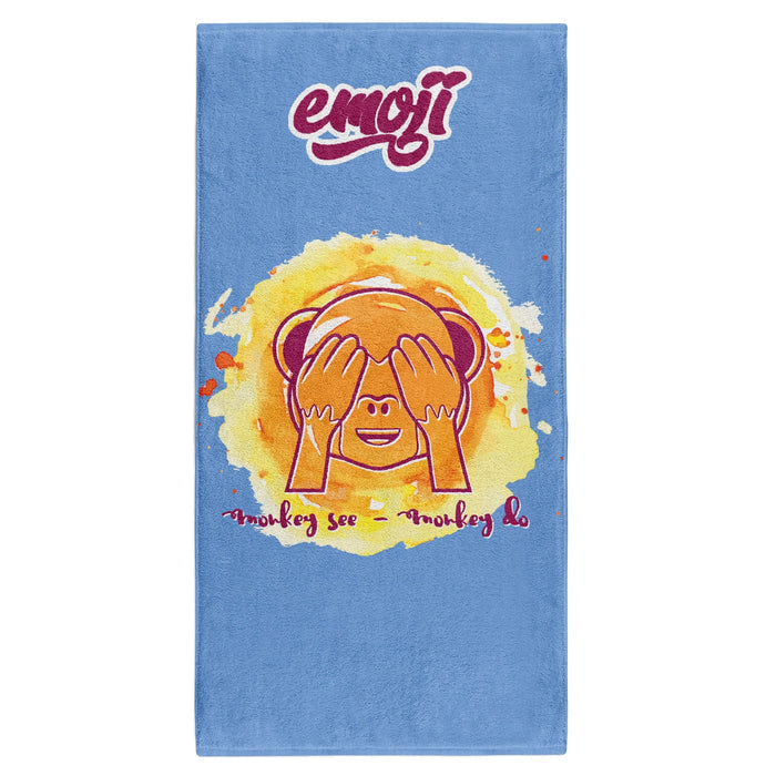 Serviette microfibre -Emoji Monkey See