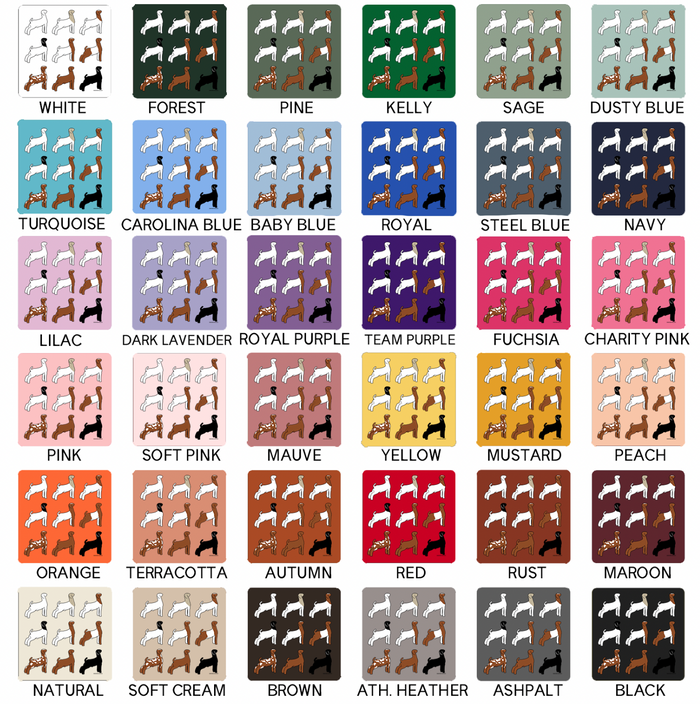 Show Goat Color Breeds- Bella Canvas T-Shirt