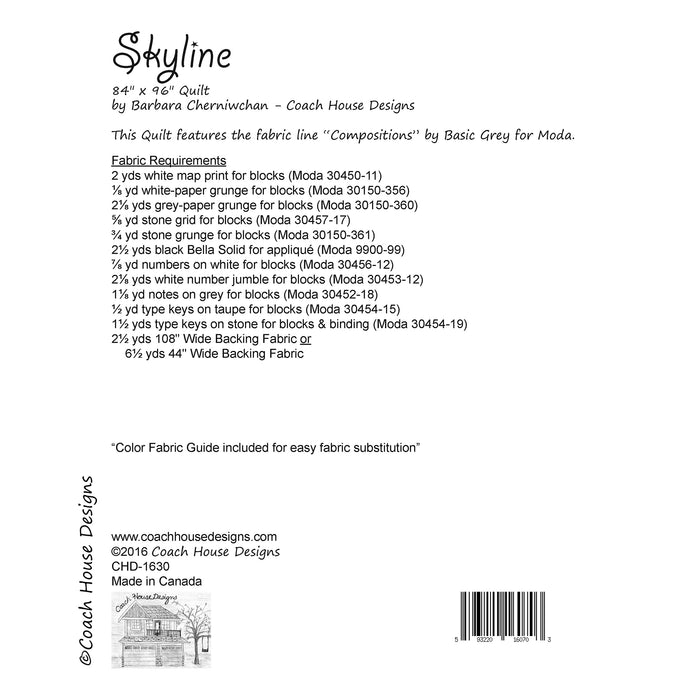 Skyline Quilt Pattern