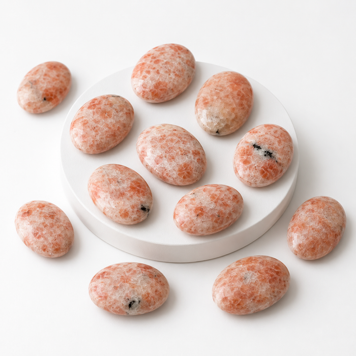 Sunstone Pocket Stones (Protection and Transformation )