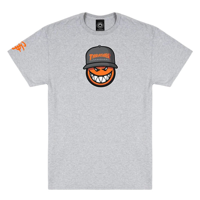 Thrasher X Spitfire SF Loc T-Shirt Sport Grey