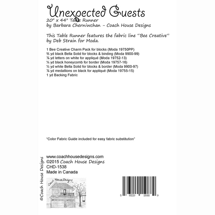 Unexpected Guests Quilt Pattern