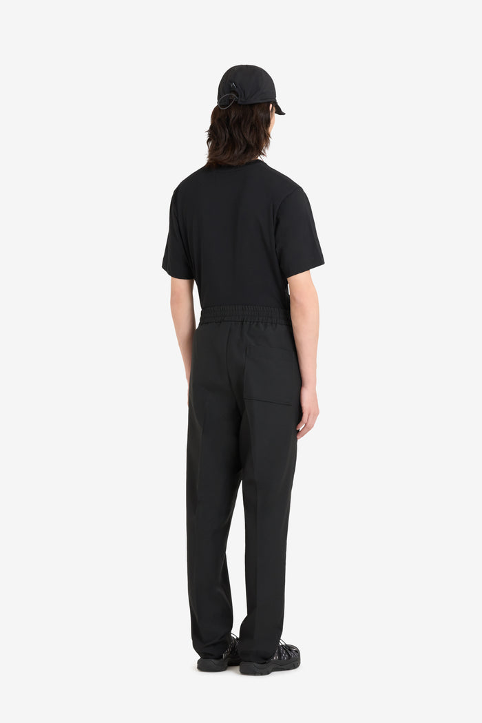 ETUDES STUDIO WOOL TAPERED SUIT PANT BLACK 5