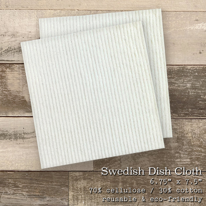 Zip Code w/ City and State - Custom Swedish Dish Cloth