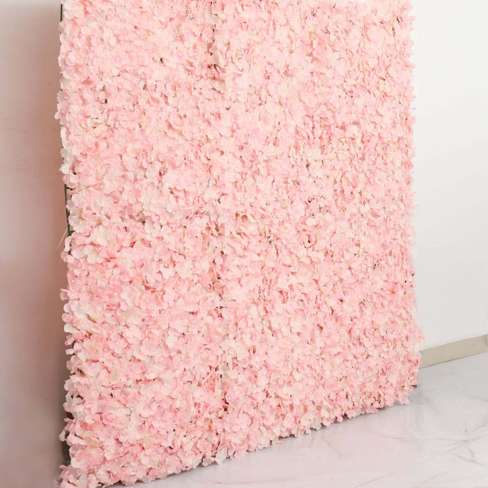 Pink floral backdrop for events and photography
