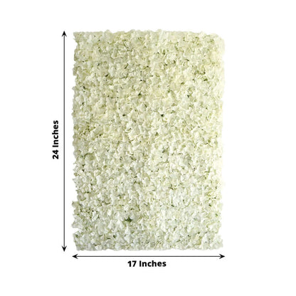 White flower wall decor panel, 24x17 inches, perfect for events and home decor.