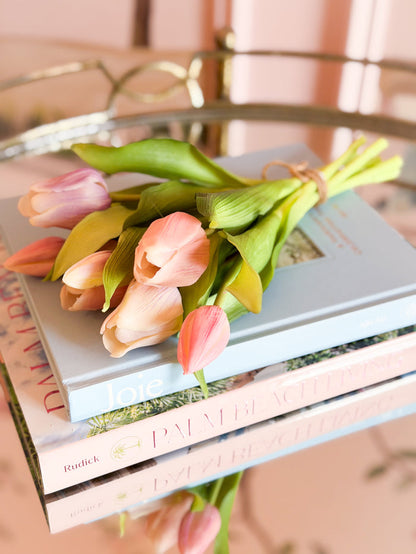 11.75” Real Touch Tulips