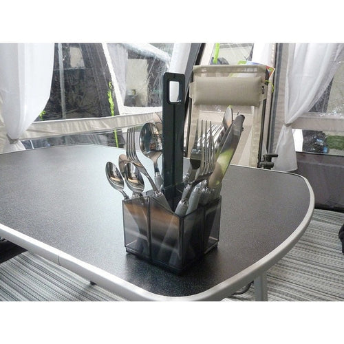 16 Pcs Stainless Steel Cutlery Set w/ Holder