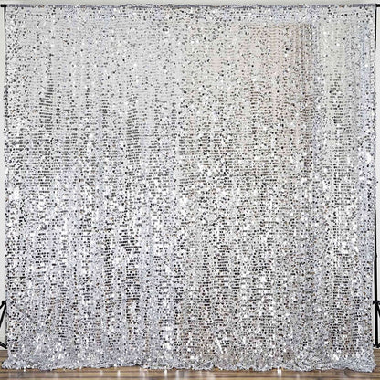 Silver sequin backdrop for events and photography
