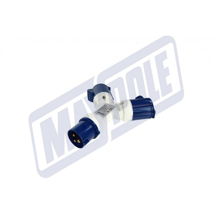 230V 2 Way Hook-Up Splitter