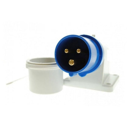 240v Caravan Inlet Socket with Cap
