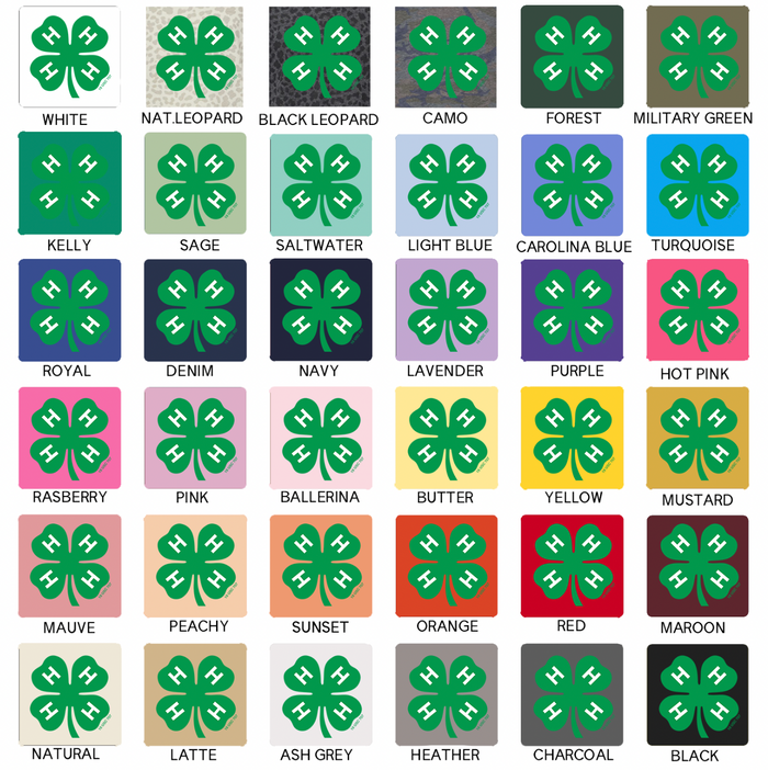 4-H Clover Green– Infant/Toddler/Youth