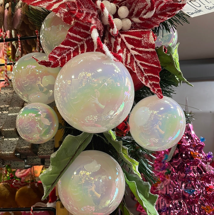 4' Iridescent Ball Garland