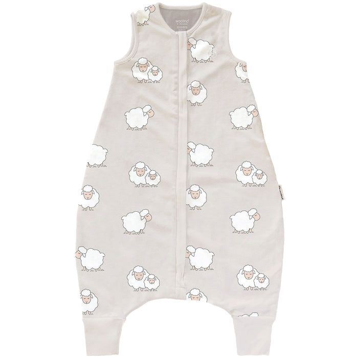 4 Season® Baby Sleep Bag with Feet, Merino Wool & Organic Cotton, Sheep