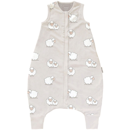 4 Season® Baby Sleep Bag with Feet, Merino Wool & Organic Cotton, Sheep