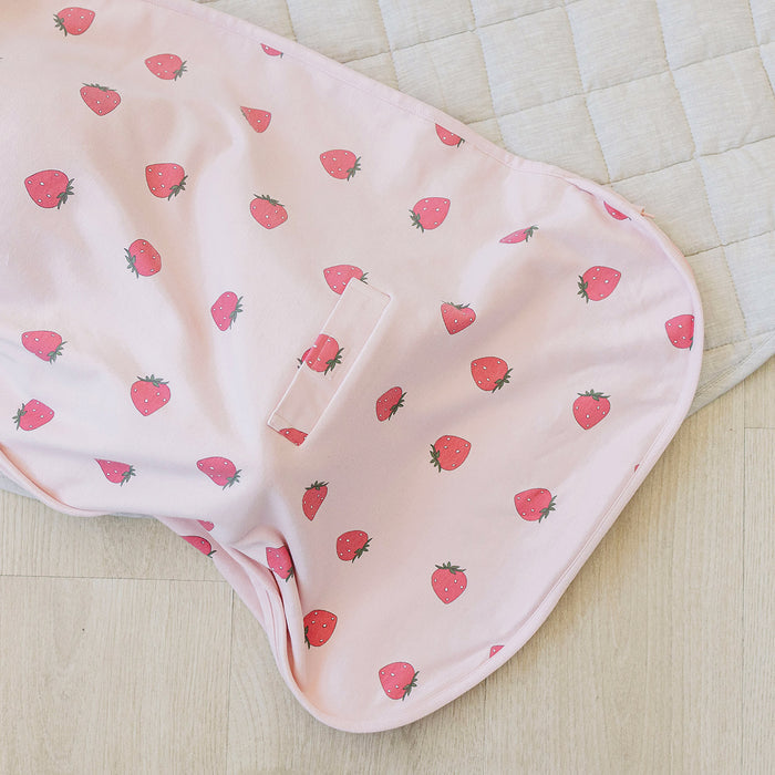 4 Season® Ultimate Baby Sleep Bag, Merino Wool & Organic Cotton, Strawberry
