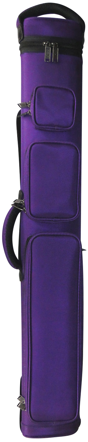 4x8 Rugged Purple DOUBLE STRAP Cue Case