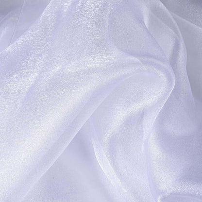 Sheer white fabric with a soft, flowing texture.