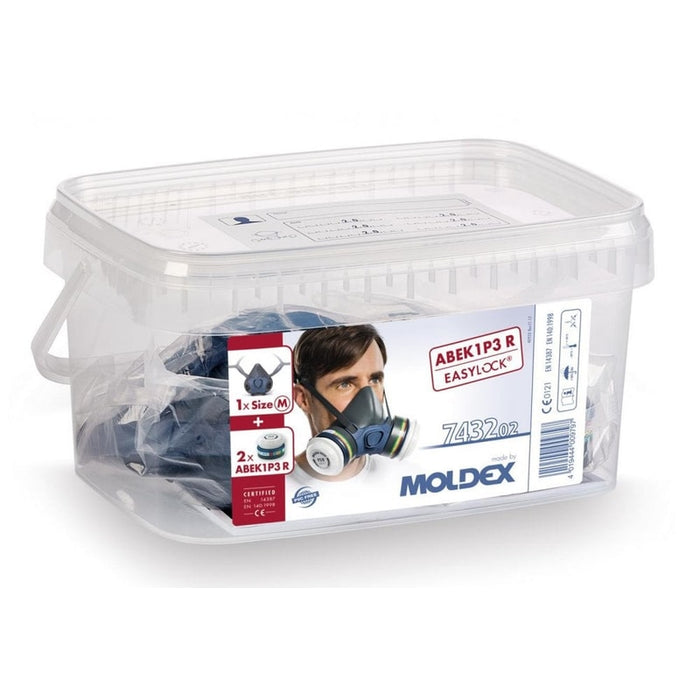 7432 Pre-Assembled Half Face Mask