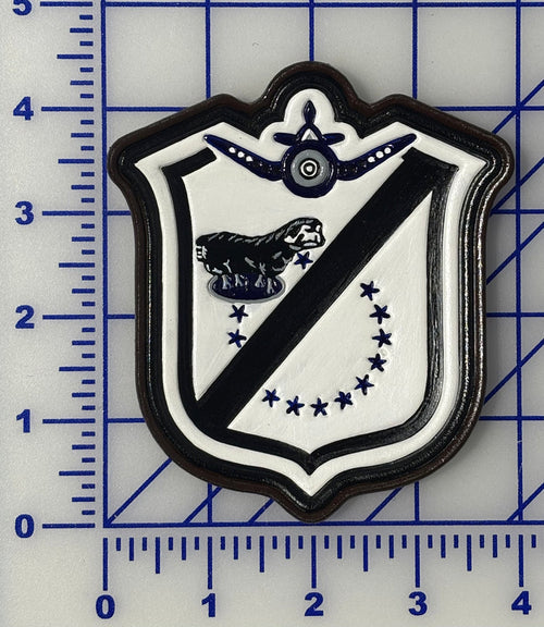 Officially Licensed USMC VMFA-214 Blacksheep Squadron Leather Patches