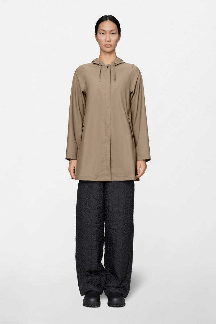 RAINS A-Line W Jacket Beige Jacket
