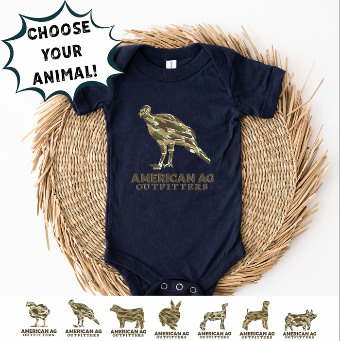 AAO CAMO ANIMAL - CHOOSE YOUR ANIMAL  – Infant/Toddler/Youth