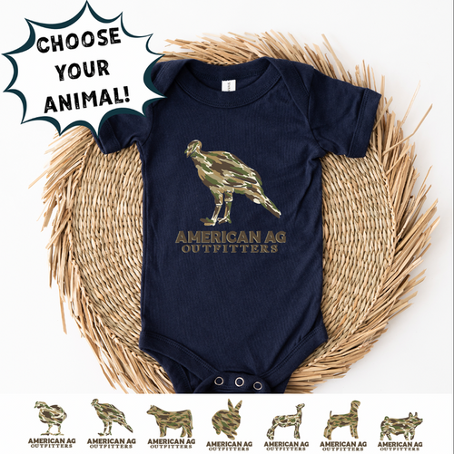AAO CAMO ANIMAL - CHOOSE YOUR ANIMAL  – Infant/Toddler/Youth