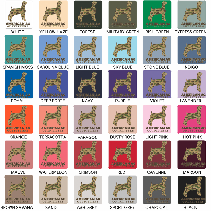 AAO Camo Goat – Crewneck - Front & Back!