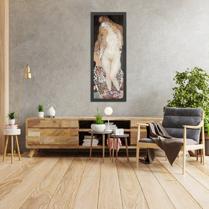 A framed image of
