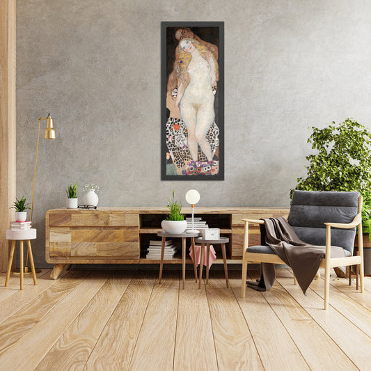 A framed image of