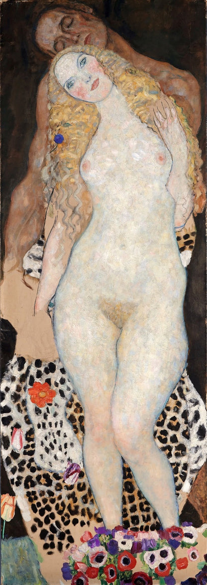 Adam and Eve by Gustav Klimt, 1917