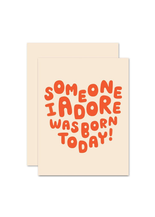 Adore Birthday Card