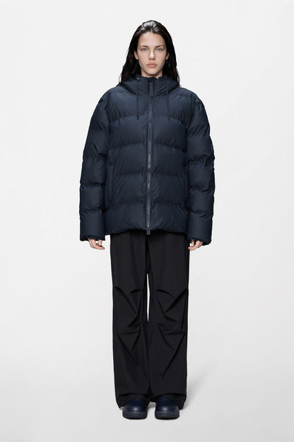 RAINS Alta Puffer Jacket Navy Jacket