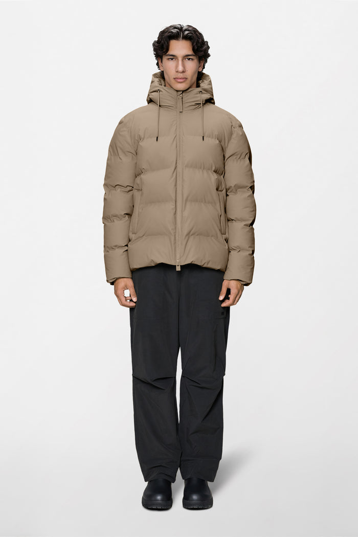 RAINS Alta Puffer Jacket Beige Jacket