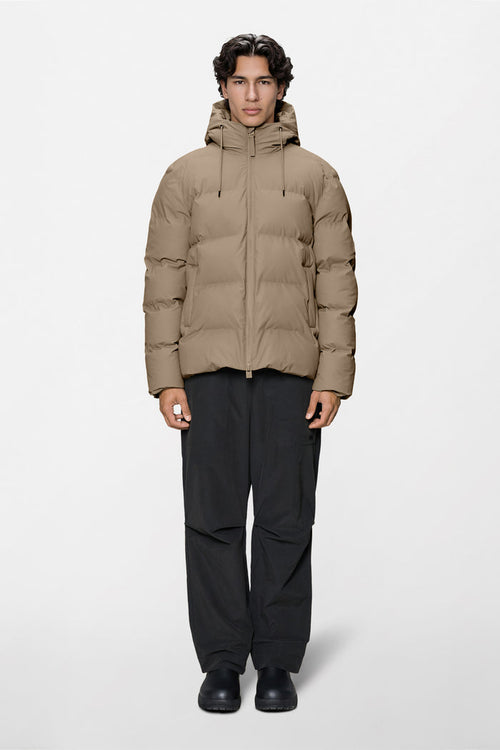RAINS Alta Puffer Jacket Beige Jacket